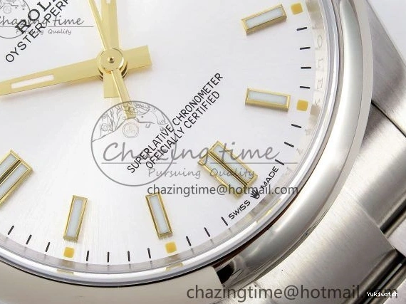 904L Steel 36mm Oyster APF Dial 126000 1:1 Perpetual Silver Best VR3230 Edition 0124